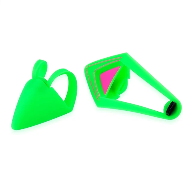 Alt view image 4 of 5 - Glow in Dark Silicone Cat Kitty Ears Lovely Fluorescent Cat Ears Compatible for Bose/Razer/HyperX/Corsair/SteelSeries Arctis/Edifier Gaming Headphones (Green)