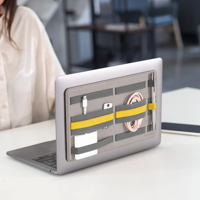 Main image of Shift PRO Adhesive Portable Tech Organizer for laptops, notebooks. Backpack Insert Computer Accessories, Office, Home & School, Working from Home Solution Reusable