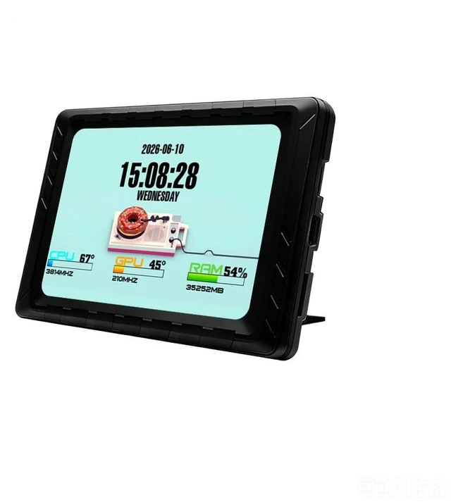 Main image of Comet 4.95" PC Secondary Display IPS Monitor Black Customizable Display, Real-Time System Monitoring, USB-C Connection, Easy Software Setup, Desktop & PC Case Mounting