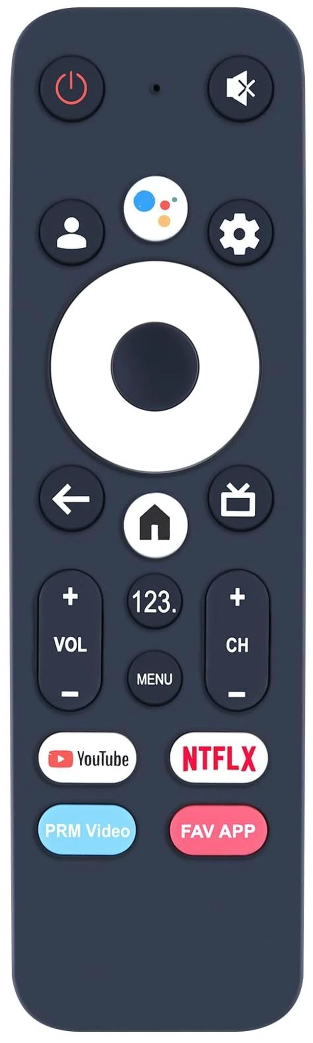 Alt view image 4 of 4 - GTV-Remote-S Voice Replacement for Element Google TV Streaming Media Player Compatible Models: E300AD32G E650AE55G E650AE65G EMQ600AE100G E450AD43G E450AD50G E450AD55G E450AD70G, Easy Pairing