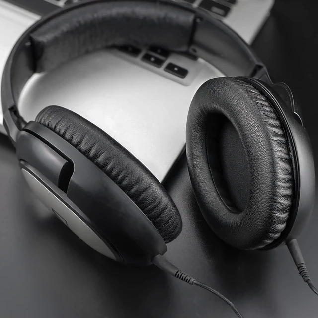 Alt view image 3 of 7 - Earpads for Sennheiser HD200 Pro/HD201/HD206/HD418/HD428 - Black for HD201/HD201S/HD206/HD200 Pro/HD180/HD418/HD419/HD421/HD428/HD429/HD438/HD439/HD448/HD449/HD451/HD461/HD471 Headphones