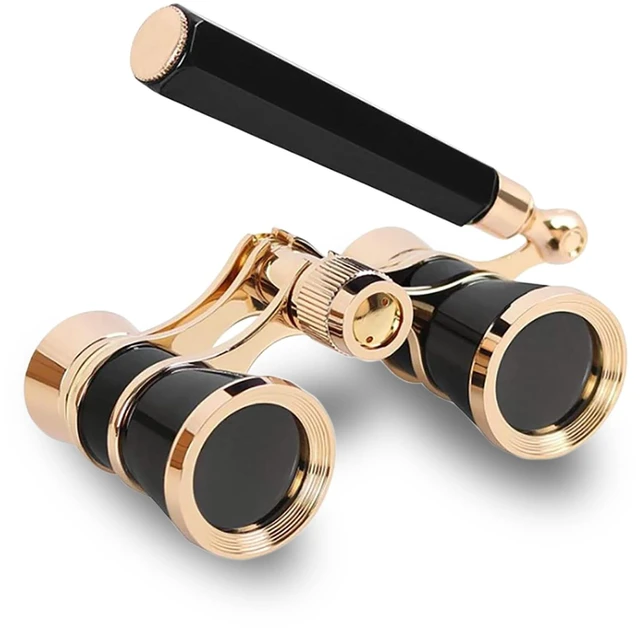 Main image of Opera Glasses,3X25 Theater Binoculars with Foldable and Extendable Handle,Mini Binocular Compact Lightweight,Portable Theater Glasses for Adults Kids Women in Musical Concert