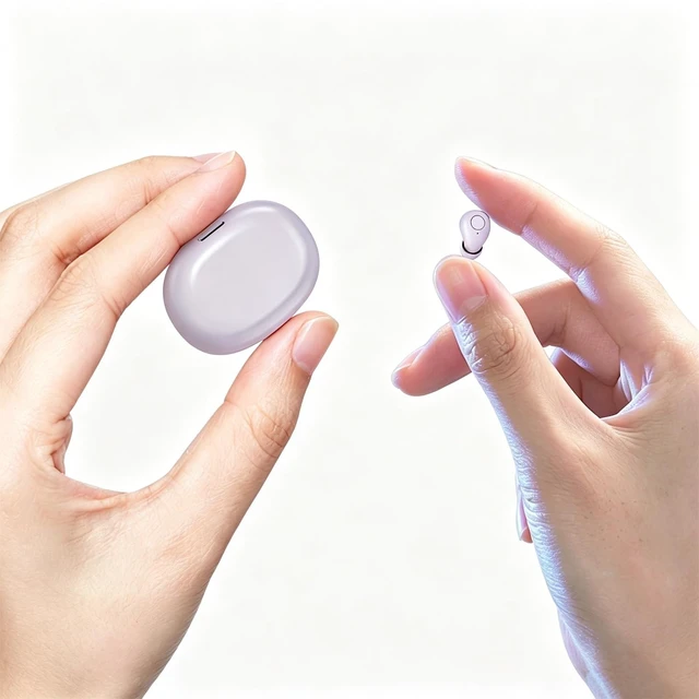 Main image of Invisible Mini Wireless Earbuds Bluetooth 5.4 in Ear Headphones-purple sleep earbuds,Ultra-Light Comfort Fit Sleep Headphones for Side Sleepers,Hidden Earbuds with LED Display for Small Ears