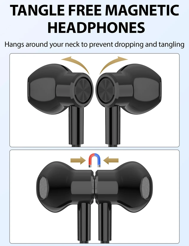 Alt view image 7 of 7 - Wired Earbuds for Apple/Android USB C Headphones with Anti-Fall Ear Tips Corded Ear Buds USBC Type C Earphones for iPhone 15 16 17 Pro Max 17e 16e 18 Duo for Samsung/Galaxy S26 S25 S24/Pixel 11 10