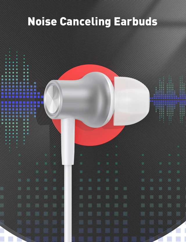 Alt view image 3 of 7 - USB C Headphones Wired Earbuds for Apple iPhone Duo 18 17 17e 16 16e 15 Pro USBC In Ear Buds with Mic Carrying Case,Corded Type C Earphones Headset for Samsung Galaxy S26 S25/Pixel 11 10 9 8 7 Android