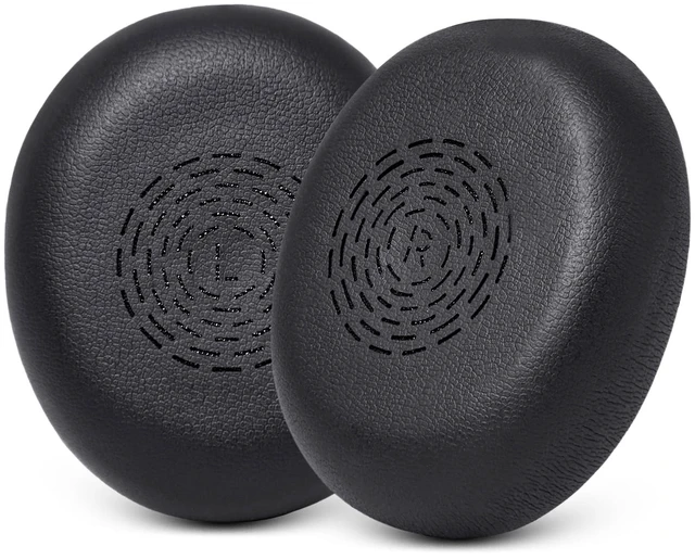 Main image of GEVO Ear Pads for Jabra Evolve2 65 Flex Wireless Stereo Headset - Black (Do Not Fit Other Headphones) Replacement Ear Cushions with Protein Leather, Memory Foam