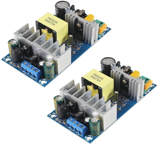 Main image of 2Pcs Isolated Power Supply Module 24V 4A/5V 1A AC to DC Dual Voltage Output Power AC 90V-256V 50-60Hz to 24V/5V 120W Industrial Dual Output Power Module