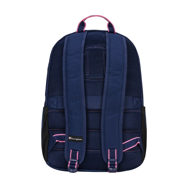 Alt view image 3 of 6 - Steady Laptop Backpack, Blue Depths/Pink Cosmos, One Size Padded Adjustable Straps and Water Bottle Pockets