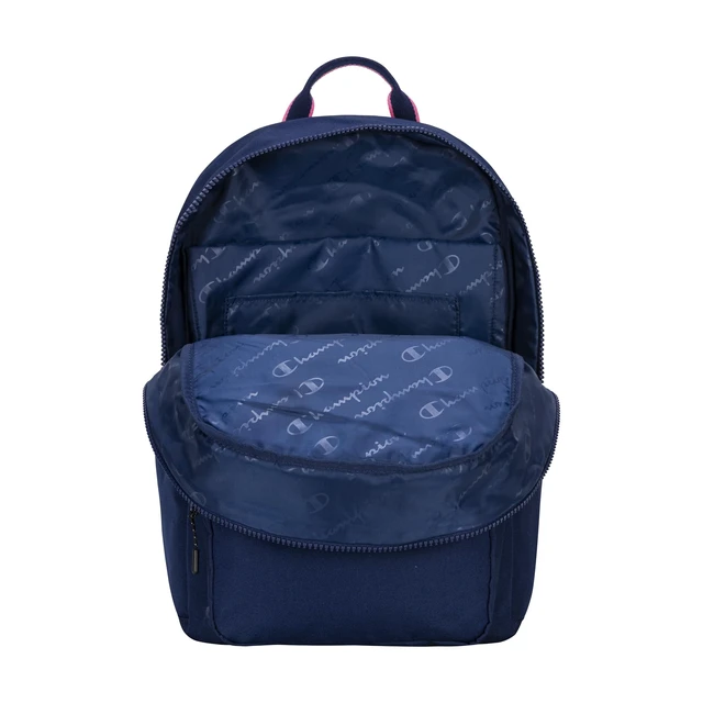 Alt view image 4 of 6 - Steady Laptop Backpack, Blue Depths/Pink Cosmos, One Size Padded Adjustable Straps and Water Bottle Pockets