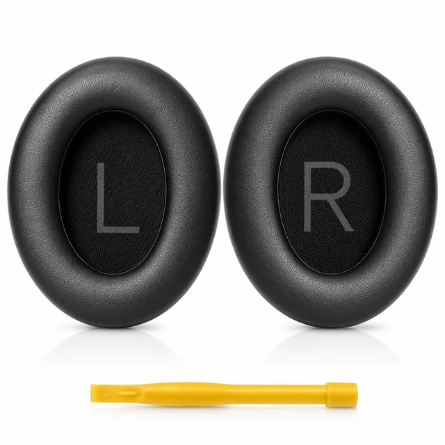 Main image of Replacement Ear Pads for Bose 700 NC700, Memory Foam, Black Ear Pads Cushions with Softer Protein Leather, Added Thickness for Bose 700 Wireless Noise Cancelling Headphones