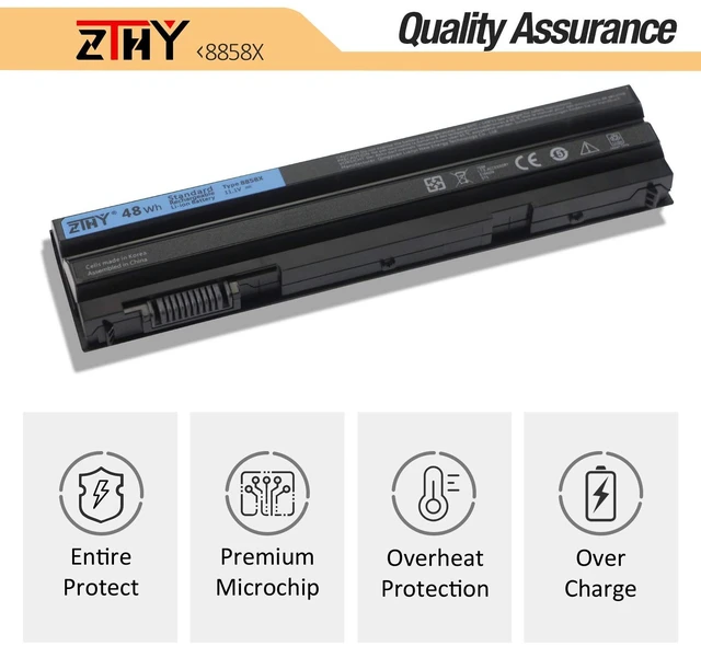 Alt view image 5 of 7 - 8858X T54FJ Laptop Battery Replacement for Dell Inspiron 14R 4420 5420 5425 7420 15R 4520 5520 5525 7520 17R 4720 5720 7720 Latitude E5420 E5430 E5520 E6420 E6430 E6440 E6520 E6530 Vostro 3460 3560