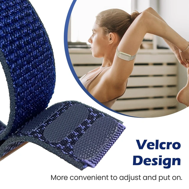 Alt view image 4 of 7 - Bicep Band for Polar loop Fitness Tracker - Soft Breathable Nylon Ankle/Arm Strap for Polar loop Strap, Men Women
