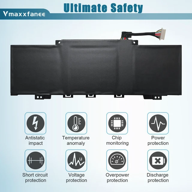 Alt view image 4 of 7 - PC03XL Laptop Battery Replacement for HP Pavilion x360 14 Convertible PC 14-DY 14-DH 14-DW 14-CD 14-BA 15-ER Series Notebook M24648-005 HSTNN-OB1W M24421-AC1 M24421-271 TPN-DB0E PC03043XL