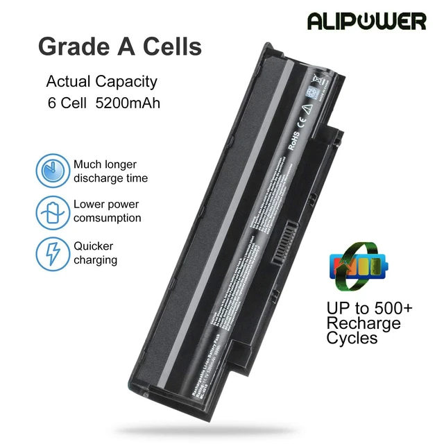 Alt view image 3 of 7 - 6-Cell Laptop Battery Replacement for Compatible dell Inspiron 3520 15R N5010 N5110 N5030 N5040 N5050 17R N7010 N7110 14R N4010 N4110 M5040 Vostro 3420 3450 3550