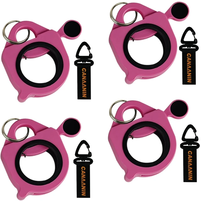 Main image of Zip Tie Holder Cable Tie Holder Upgraded Portable Safe Efficient Organizer for Electrician Tool Tradie Bits Zip Ties Reusable Heavy-Duty (PInk, 4 Pack)
