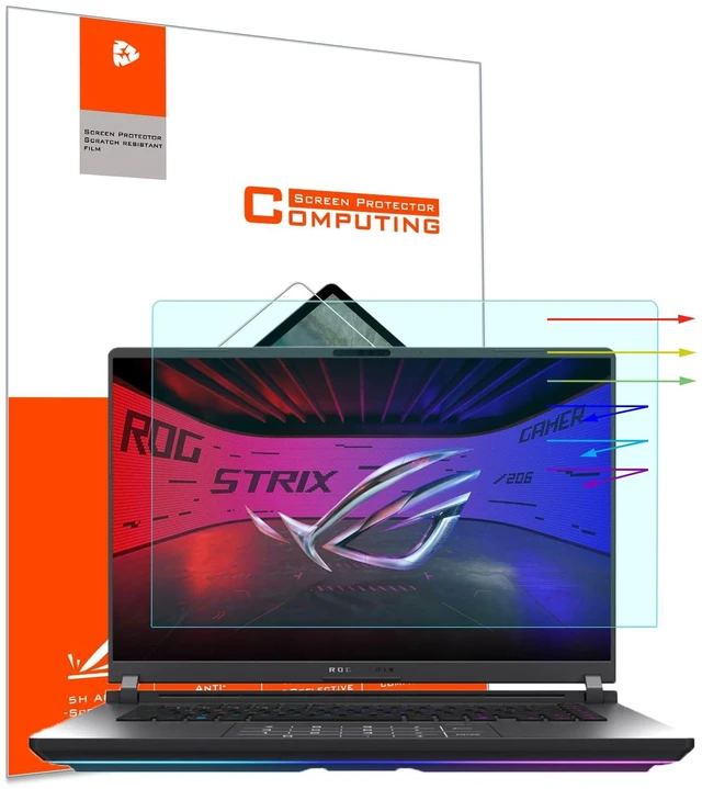 Main image of Anti Blue Light Screen Protector for ASUS 16 ASUS ROG/TUF 16 Compatible, Zephyrus M16/Duo 16/G16, Flow X16/Strix G16, TUF A16, Anti-Scratch