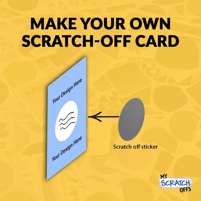 Alt view image 4 of 7 - 1 in Silver Round Scratch-Off Stickers, 500 Pack Ideal for bingo cards, raffle tickets, loyalty programs, classroom rewards, games, marketing campaigns, fundraising events