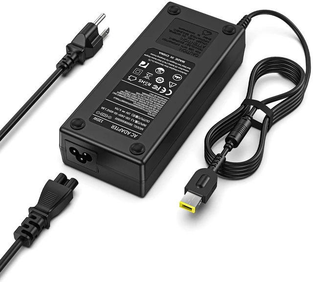 Main image of 135W Silm Tip USA Plug Charger Compatible with Lenovo Ideapad Gaming 3 Y700 for Ideapad Gaming 3 Y700 700 E440 L440 P1 P50s P51s P15v P16 S3 T431s T15 W540, ADL135NDC3A, AC Adapter, Power Supply Cord