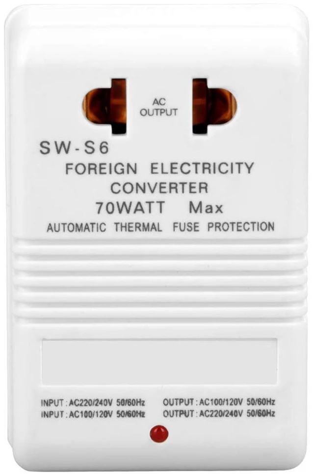 Main image of Voltage Converter 70W 110V/120V to 220V/240V Step-Up&Down Voltage Converter Transformer for Travel