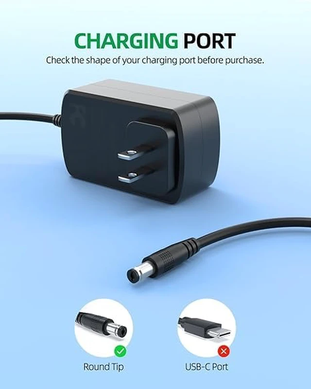 Alt view image 2 of 7 - Charger for INSE Cordless Vacuum Cleaner N5 N5S N6 N6S V70 Adapter Replacement for INSE N500 N550 N560 N570 N6-1 N6-2 N600 N650 N660 AC Adapter Power Supply, Output 27V 22.2V, TP04-270080U