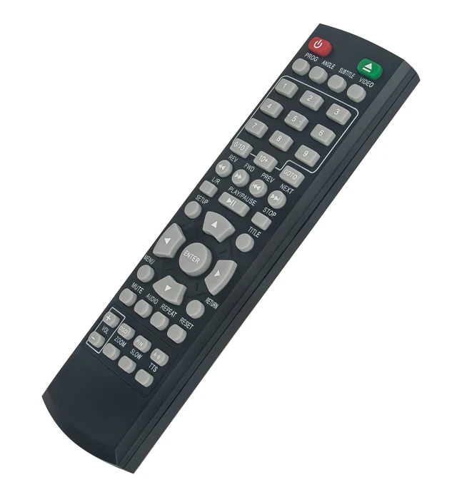 Alt view image 2 of 7 - LR03 XL-6046 Replace Remote Control fit for Onn DVD Player 100008761 100093892 ONA18DP001 ONA19DP005 100008761OA