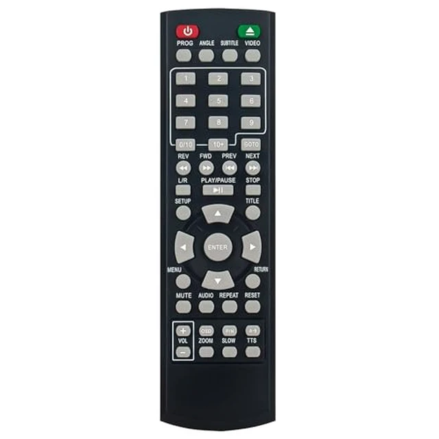 Alt view image 6 of 7 - LR03 XL-6046 Replace Remote Control fit for Onn DVD Player 100008761 100093892 ONA18DP001 ONA19DP005 100008761OA