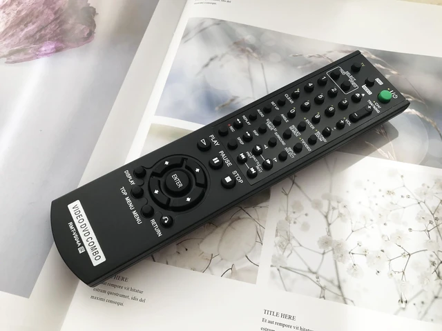 Alt view image 3 of 4 - Replacement Remote Control for Sony DVD/VHS Combo Player SLV-D370P SLV-D380P SLV-D350P SLV-D360P SLV-D500P SLV-D281P SLV-D300P SLV-D560P