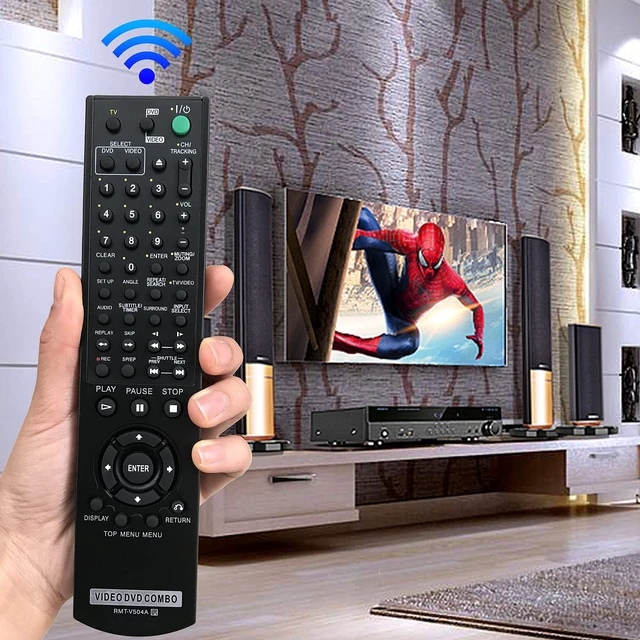 Alt view image 4 of 4 - Replacement Remote Control for Sony DVD/VHS Combo Player SLV-D370P SLV-D380P SLV-D350P SLV-D360P SLV-D500P SLV-D281P SLV-D300P SLV-D560P