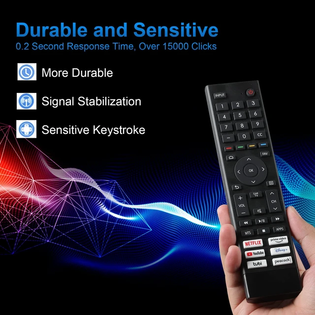 Alt view image 5 of 5 - ERF3J80H Replacement Remote Control Fit for Hisense 4K UHD Android Smart TV