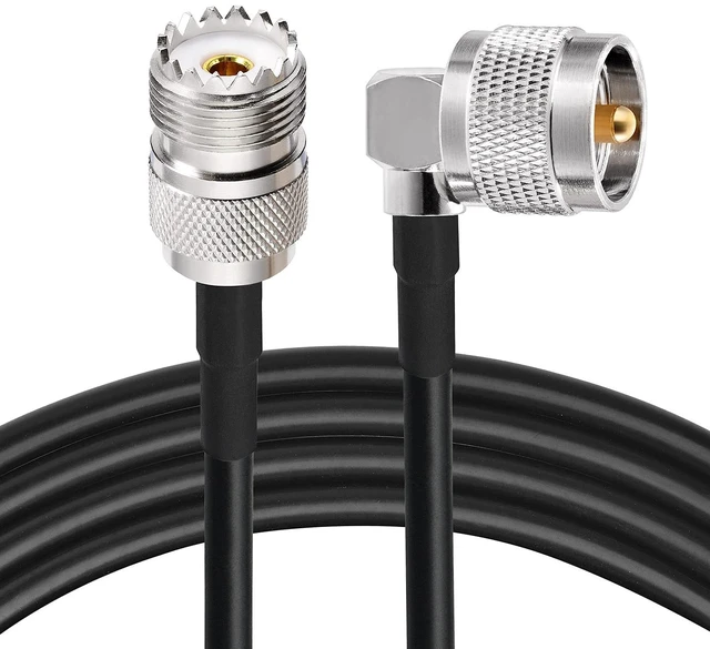 Alt view image 5 of 7 - CB Coax Cable 12inch RG58 PL259 to SO239 Jumper for Analyzer 2pack UHF Male to Famale PL259 Cable Extension for Radio Antenna Scanner Antenna Analyzer Dummy Load SWR Meter etc