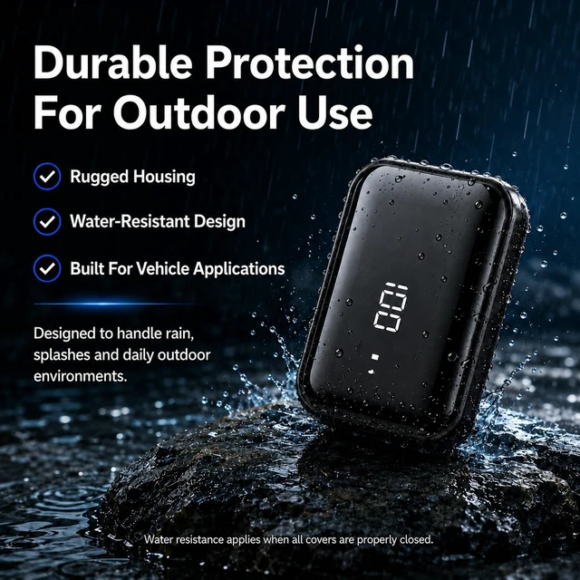 Alt view image 5 of 7 - 4G LTE Magnetic GPS Tracker for Vehicles, No Subscription Fee, Rechargeable Car Tracker, Up to 3 Months Standby, 180-Day Route History, Geo-Fence and Movement Alerts