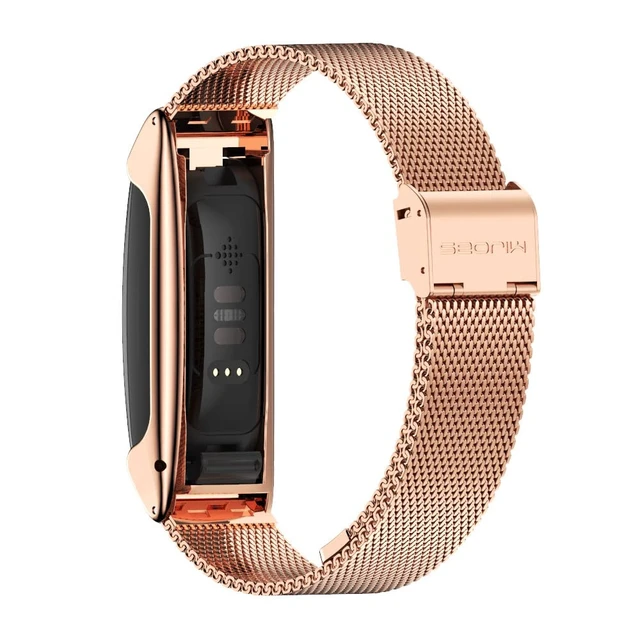 Alt view image 2 of 7 - Strap for Fitbit Inspire 2, Stainless Steel Metal Band Replacement Wristbands Waterproof Bracelet Accessories for Inspire 2 Women Men