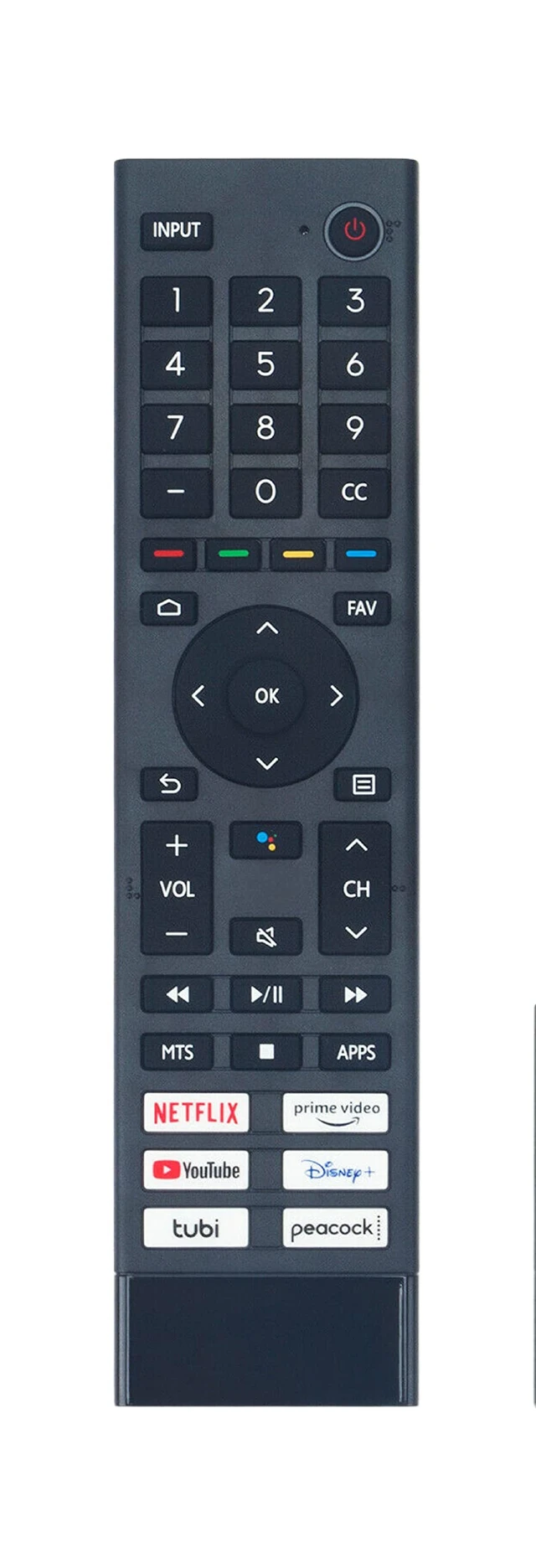 Alt view image 3 of 7 - New Upgraded ERF3J80H Universal Replaced Remote Fit for All Hisense 4K UHD Android Smart TV A6G U6G U8G Series75A6G 70A6G 65A6G 60A6G 55A6G 50A6G 43A6G 55U68G 50U6G 65U6G 75U6G 50U68G[NO Voice Command