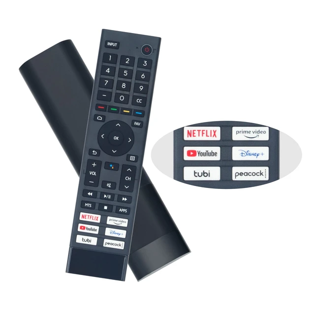 Alt view image 2 of 7 - New Upgraded ERF3J80H Universal Replaced Remote Fit for All Hisense 4K UHD Android Smart TV A6G U6G U8G Series75A6G 70A6G 65A6G 60A6G 55A6G 50A6G 43A6G 55U68G 50U6G 65U6G 75U6G 50U68G[NO Voice Command