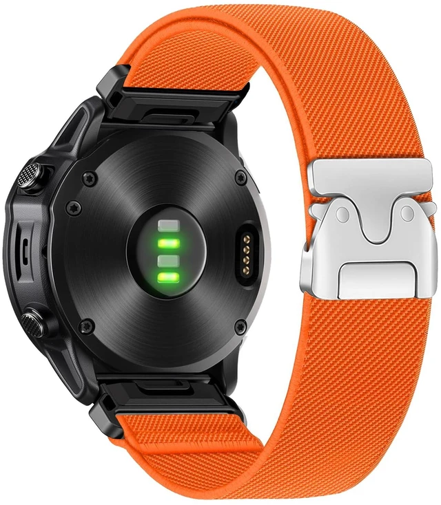 Main image of Nylon Bands Compatible with Garmin Fenix 8 47mm/7 Pro/7/6 Pro/6/Epix Pro 47mm/Approach S60/S62/S70/Quatix 7/7PRO/Forerunner 970/965/945 Adjustable Sport Replacement Straps for Women Men