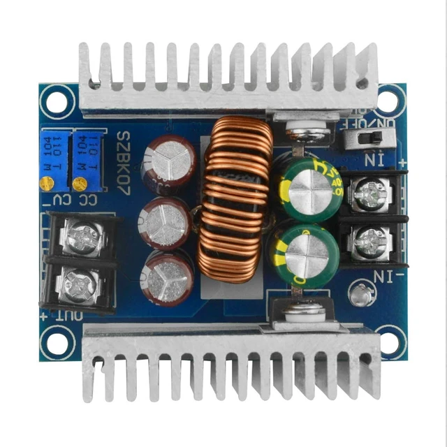 Alt view image 3 of 6 - 20A 300W High-Power Buck Converter Module DC 6-40V to DC 1.2-36V Adjustable Constant Voltage Constant Current Power Module Charging Drive with Short Circuit Protection