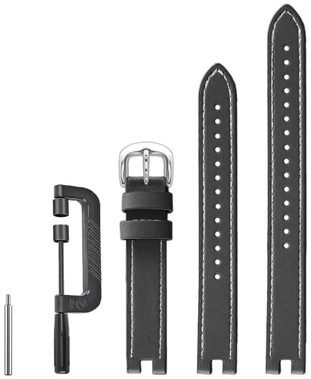 Main image of Leather Straps Compatible with Garmin Lily/Lily 2 Bands Smartwatch Replacement Watchband for Women