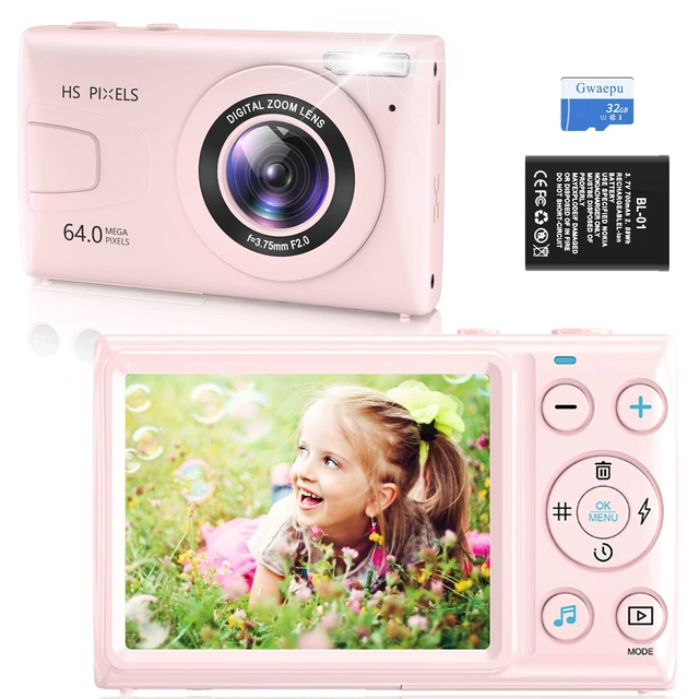 Main image of Digital Camera FHD 1080P Digital Point and Shoot Camera with 18X Zoom Anti Shake, 48MP Compact Small Vlogging Camera for Boys Girls Kids Teens Adult Beginner