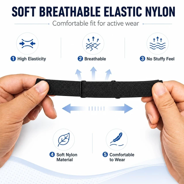 Alt view image 2 of 7 - Nylon Bicep Band Compatible with Google Fitbit Air, Adjustable Arm Strap Breathable Upper Arm Sport Band for Running, Weightlifting and Daily Wear