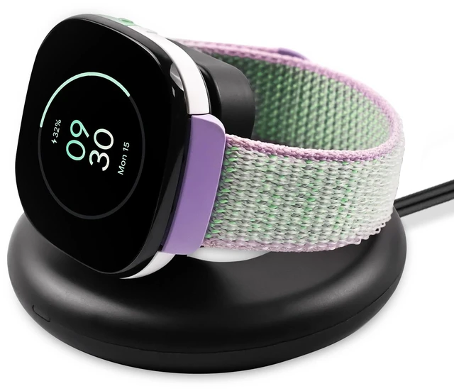 Main image of Foldable Charger Dock for Fitbit Ace LTE Travel Spare Magnetic Charger Stand with 3.12ft Type-C to Type-C Cable