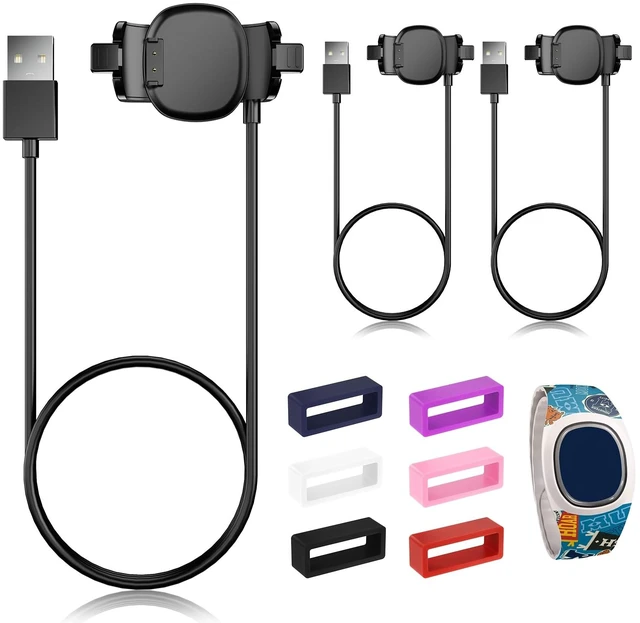 Main image of 3 Pack Compatible with Disney-Magic Band Plus Charger 3.3ft Replacement Charger Only Compatible with Disney-Magic Band+, Black