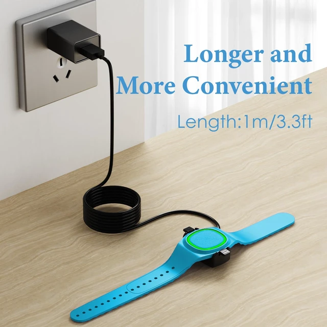 Alt view image 6 of 7 - 3 Pack Compatible with Disney-Magic Band Plus Charger 3.3ft Replacement Charger Only Compatible with Disney-Magic Band+, Black