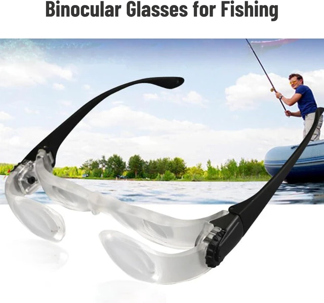 Alt view image 2 of 7 - Magnifying Glasses for Fishing, Hands Opera Glasses for Adults Kids, Professional Binocular Glasses for Bird Watching, TV, Sports, Concerts, Theater and Sightseeing (Myopia