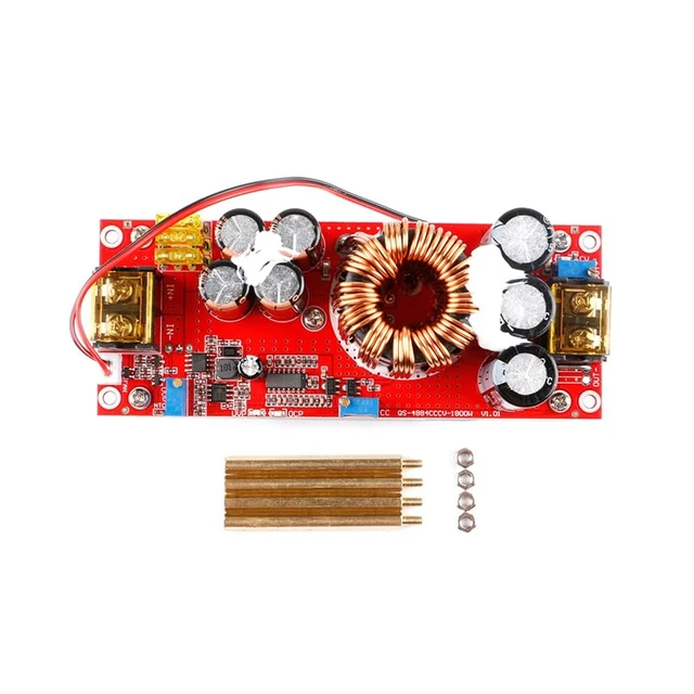 Alt view image 2 of 5 - 1800W 30A DC-DC Boost Converter Step-up Power Supply Module Board 10-60V Out 13-97V High Current Constant Voltage