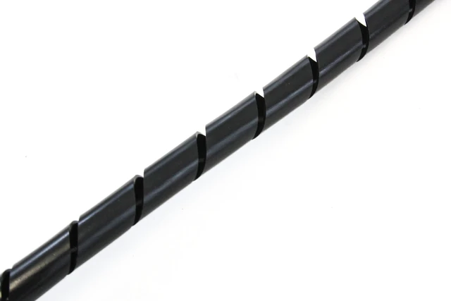 Alt view image 2 of 3 - 33FT PE 9/16 Inches (14 mm) Black Polyethylene Spiral Wire Wrap Tube PC Manage Cable for Car Computer Cable