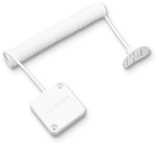 Main image of 7ft Retractable Cable Lock with Double Sided Adhesive for Gaming Controller, Tablets, Mobile Phones Other Hardware Showroom and Controller, TV, DVD Remote Control Tether (White 1Pack)
