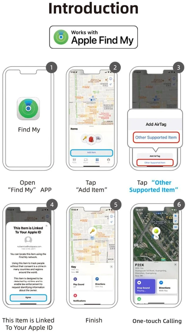 Alt view image 7 of 7 - Bluetooth Tracker Tags, USB-C Smart Key Finder (iOS & Android) (4, Black)