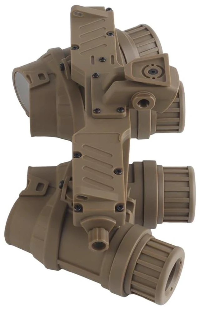 Alt view image 6 of 7 - GPNVG 18 Tactical Binocular Night Vision Dummy Model,Tactical Helmet No Function NVG Model Kit for Cosplay Display