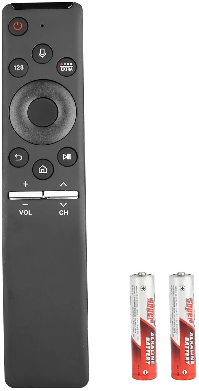 Main image of BN59-01292A Voice Remote Control Compatible With Samsung Smart UHD QLED LED TVs Controller RMCSPM1AP1 BN59-01242C UN40MU6300FXZA UN40MU630DFXZA UN55MU8000FXZA UN55MU8500FXZA Replacement With Batteries