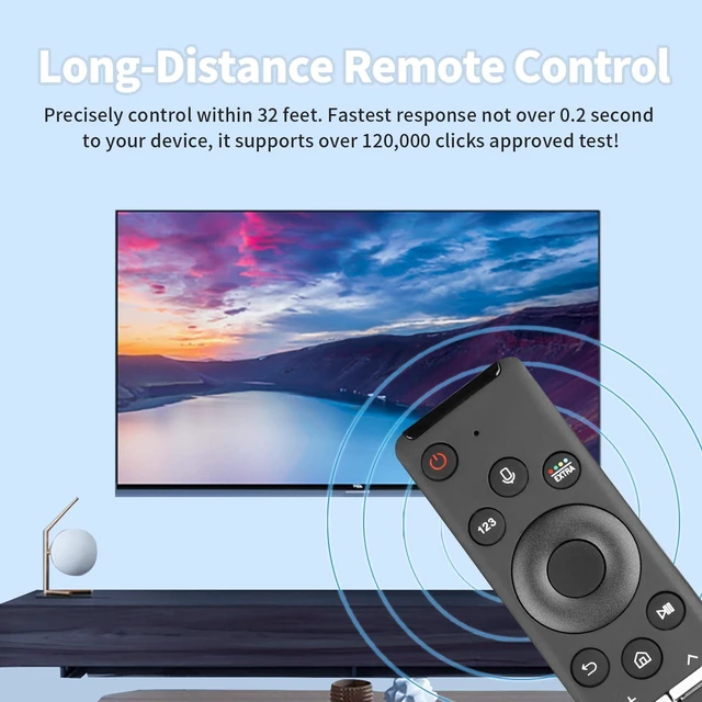 Alt view image 4 of 6 - BN59-01292A Voice Remote Control Compatible With Samsung Smart UHD QLED LED TVs Controller RMCSPM1AP1 BN59-01242C UN40MU6300FXZA UN40MU630DFXZA UN55MU8000FXZA UN55MU8500FXZA Replacement With Batteries